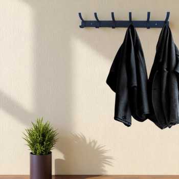 HARVOR Gantungan Dinding Tempel Puch Waterproof Aluminum Alloy 6 Hook - HA6