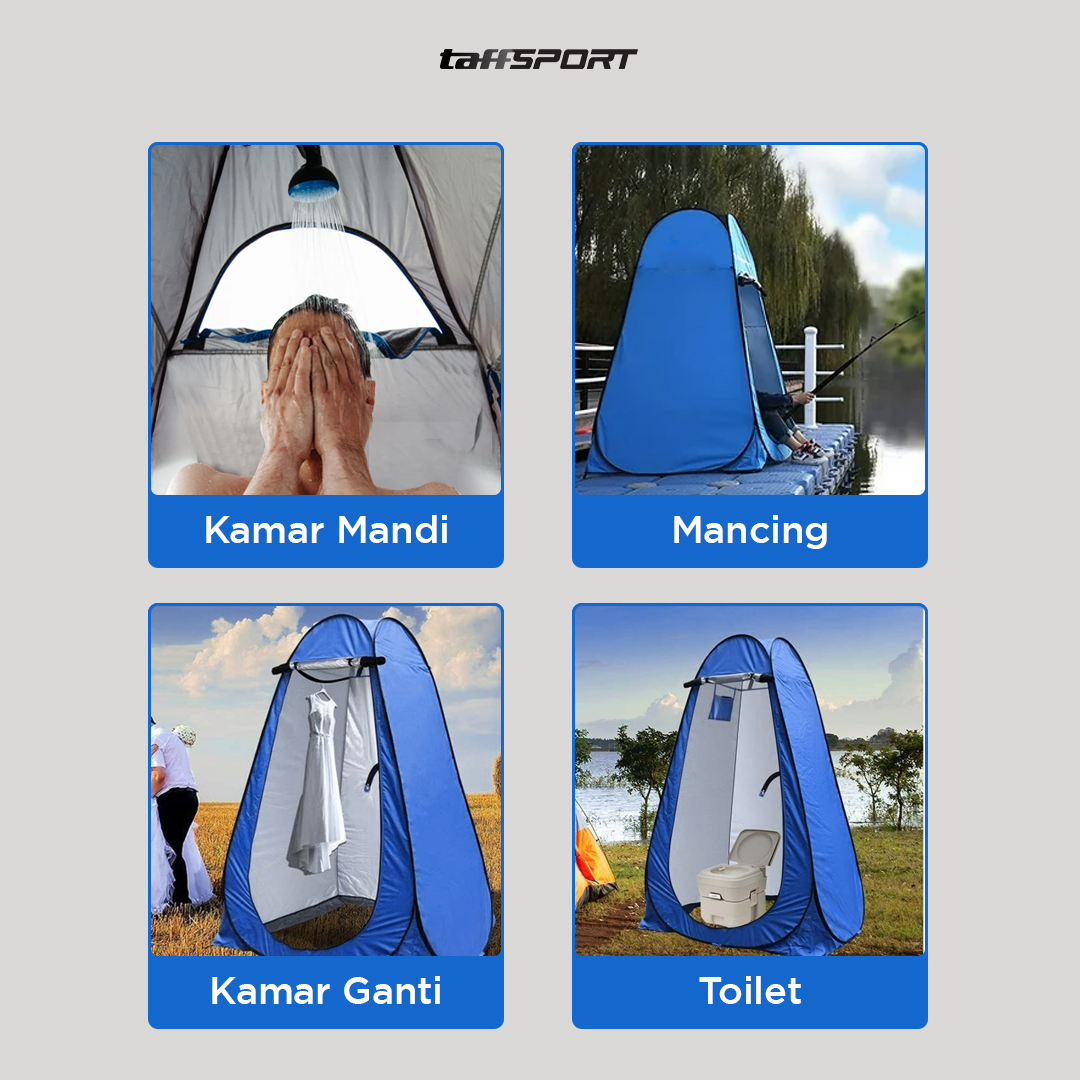 Gambar produk TaffSPORT Tenda Toilet Portable Multifungsi Automatic Shower Tent - AT6516