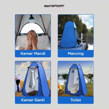 Gambar produk TaffSPORT Tenda Toilet Portable Multifungsi Automatic Shower Tent - AT6516