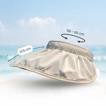 Gambar produk Kaka Topi Pantai Anti UV Wanita Sun Visor Hat Waterproof Polyester - CX3-011