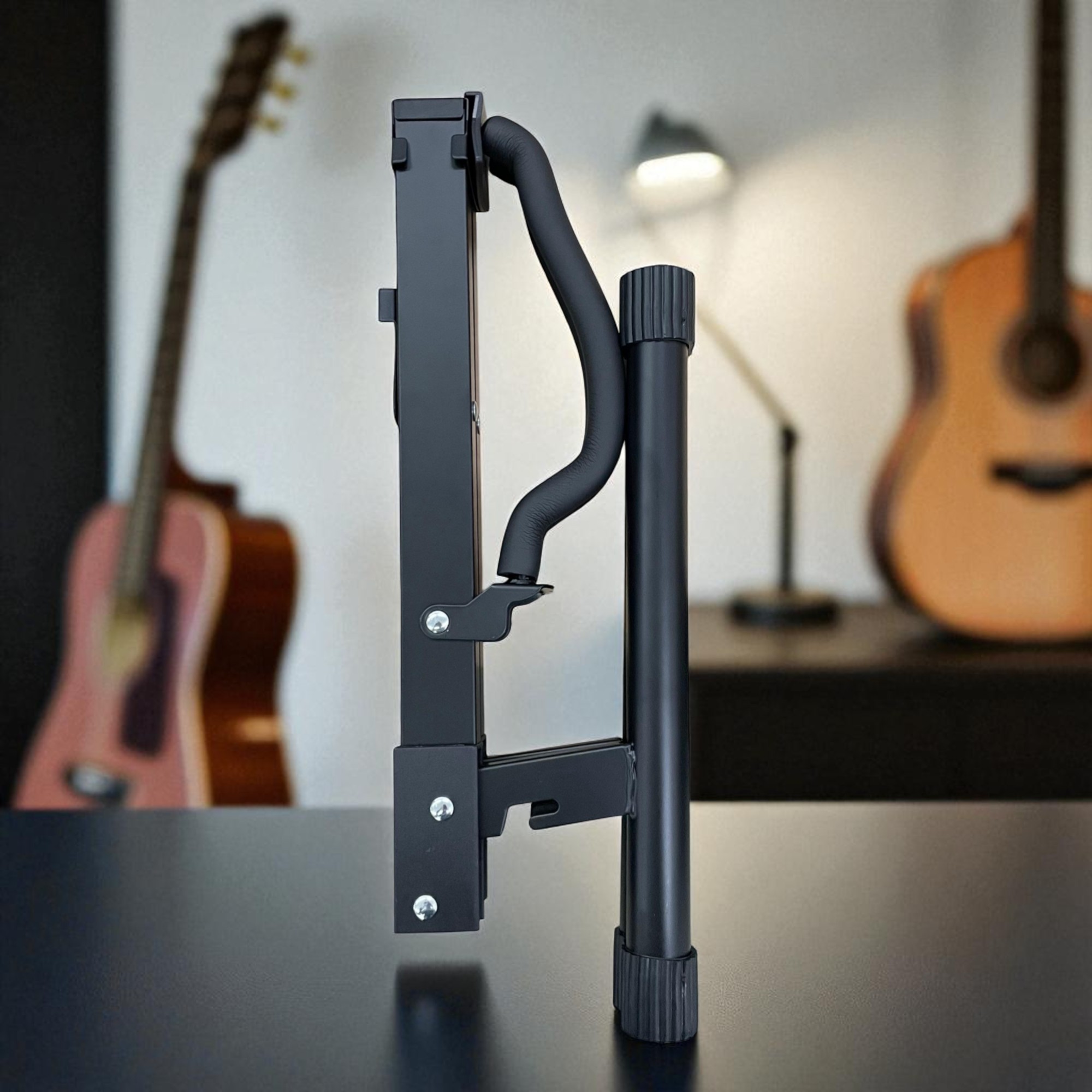 Gambar produk Slazz Tripod Stand Gitar Foldable Guitar Soft Arm Aluminium - INU127