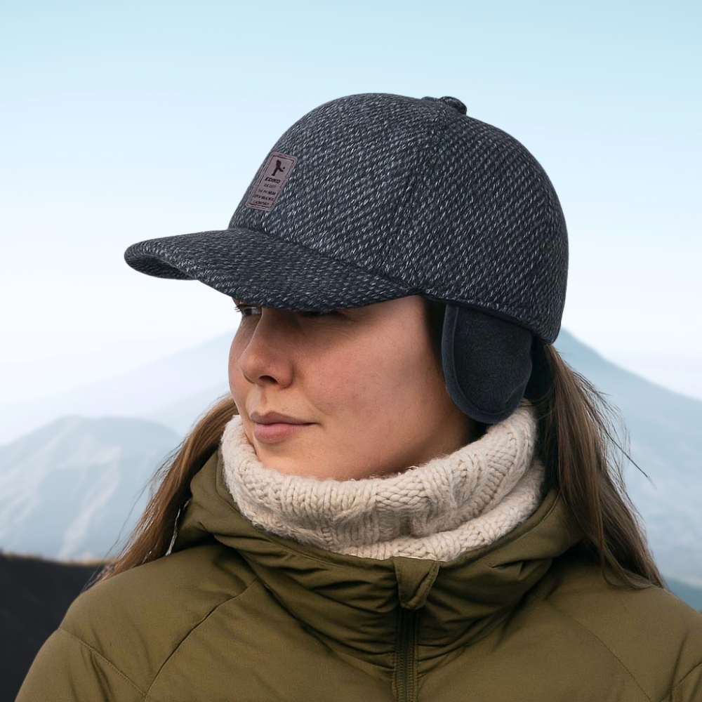 Gambar produk EDIKO Topi Baseball Unisex Cap Ear Warm Protection Penutup Telinga - K515