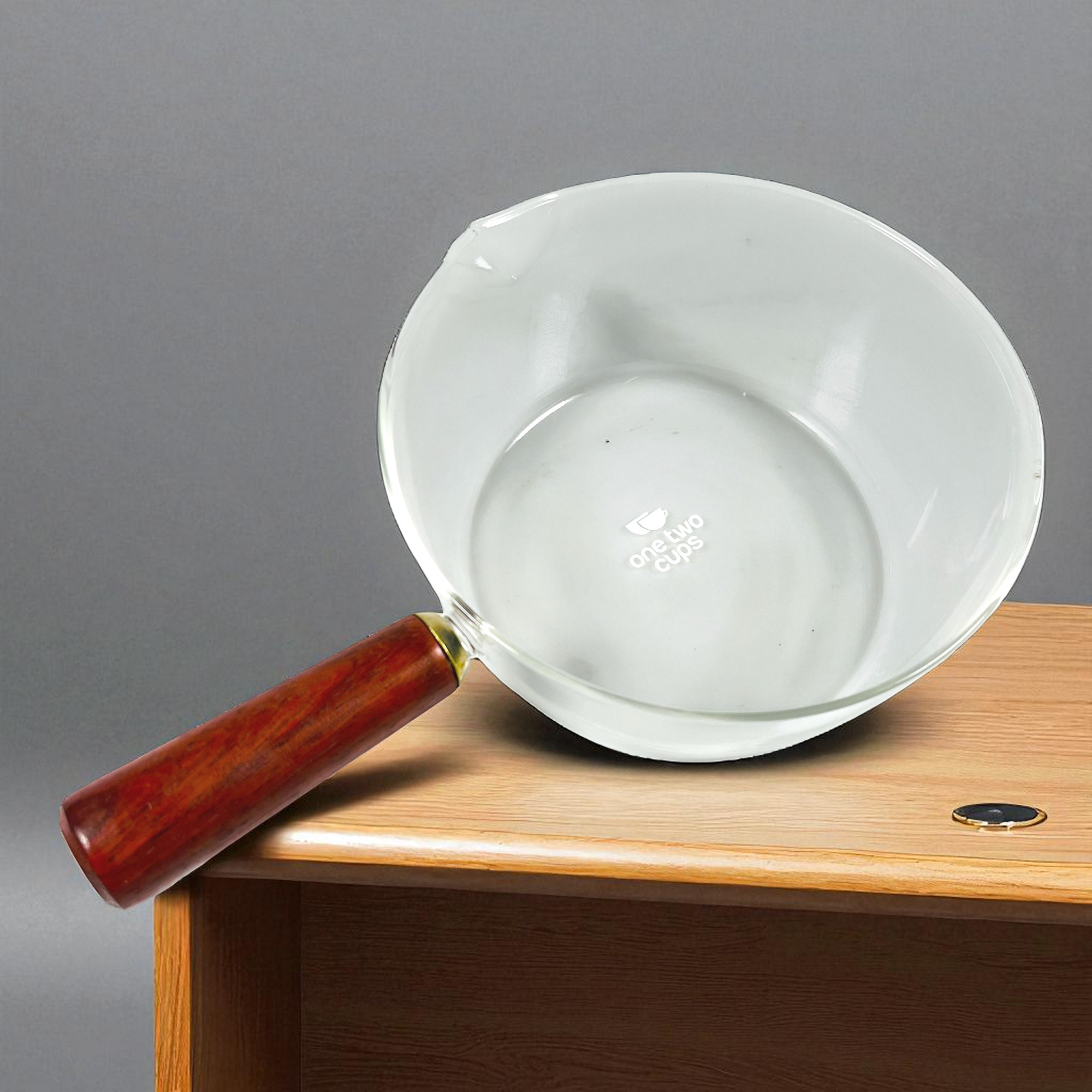 Gambar produk One Two Cups Panci Kaca Glass Cooking Pot Borosilicate Tahan Panas Api 600ml - KC007