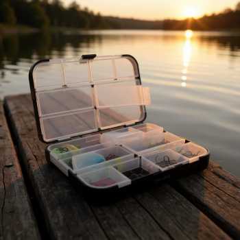 Gambar produk HIRISI Kotak Kail Pancing Fishing Tackle Box 16 Compartement - H016