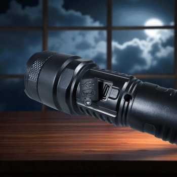 Gambar produk XIWANGFIRE Senter LED XPE 3030 COB Flashlight USB Rechargeable 400mAh - S65