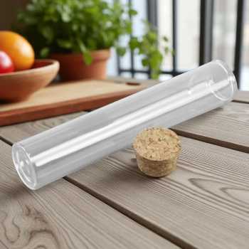 Gambar produk Botless Toples Kaca Penyimpanan Makanan Cork Seal Storage Jar 80ml - YS-7070