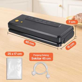 Gambar produk SOVACUM Alat Vakum Makanan Vacuum Sealer Packaging Machine with Bag - SX-100