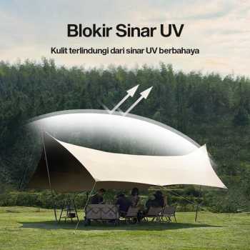 Gambar produk Joly Well Flysheet Terpal Tenda Camping Waterproof Anti UV 5.4x3.2M - S-T138