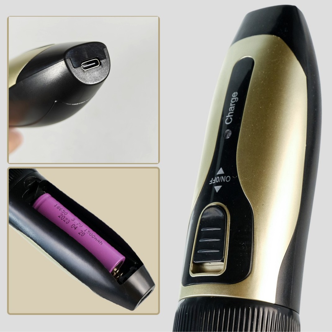 Gambar produk BaoRun Alat Cukur Bulu Hewan Anjing Kucing 4 Comb 1500mAh 20W 3.7V - C6