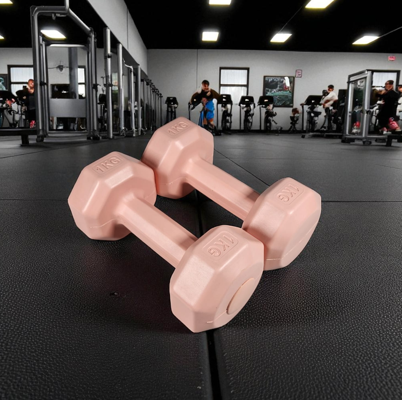 Gambar produk IBEN Dumbell Barbell Squat Fitness Equipment 2kg - I-11