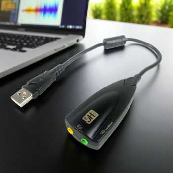 Gambar produk Soundcard USB Virtual 7.1 Channel dengan Chipset China - 5Hv2