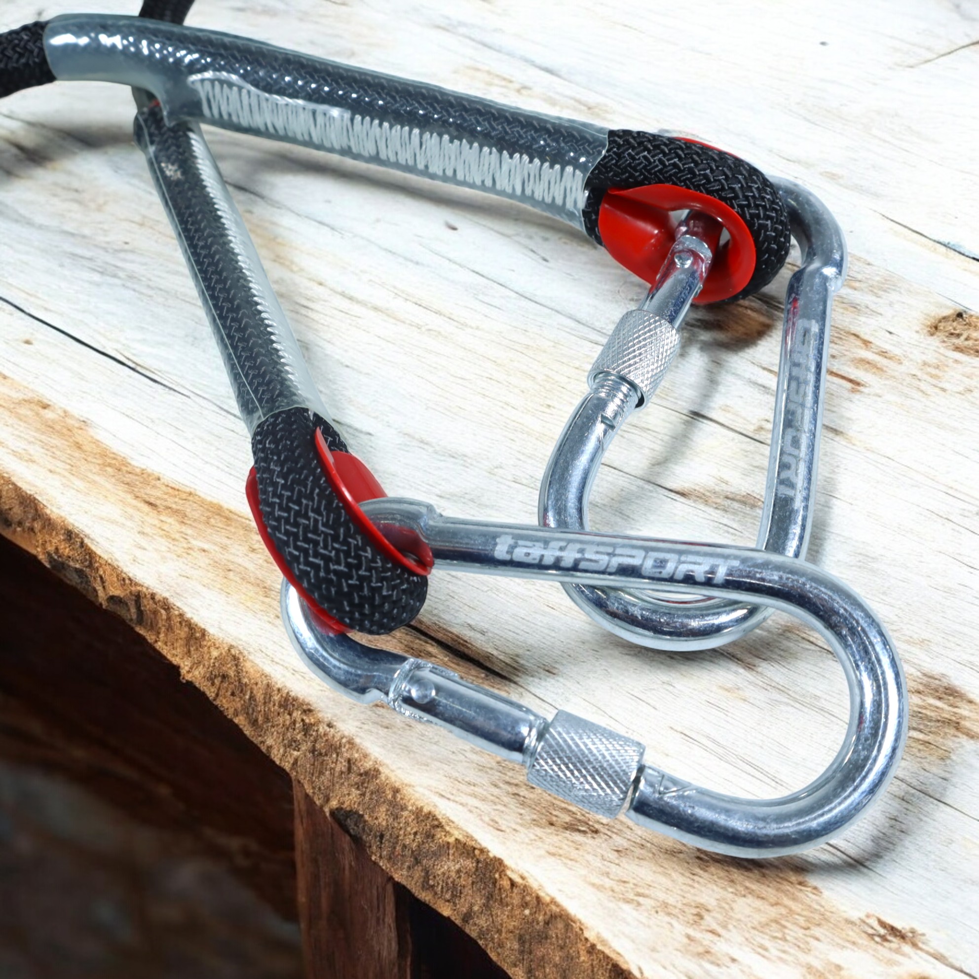 Gambar produk TaffSPORT Tali Paracord Panjat Tebing Climbing Rope Steel Buckle 10mm Panjang 30M - 24KN