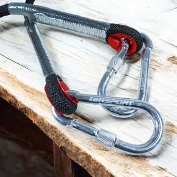 Gambar produk TaffSPORT Tali Paracord Panjat Tebing Climbing Rope Steel Buckle 10mm Panjang 30M - 24KN