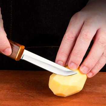Gambar produk KNIFEZER Pisau Dapur Serbaguna 2in1 Stainless 5Cr13MoV Kitchen Knife - SJA0-87