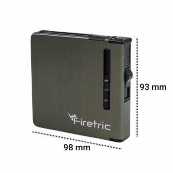 Gambar produk Firetric Kotak Rokok 20 Slot dengan Korek Gas - JD-YH037