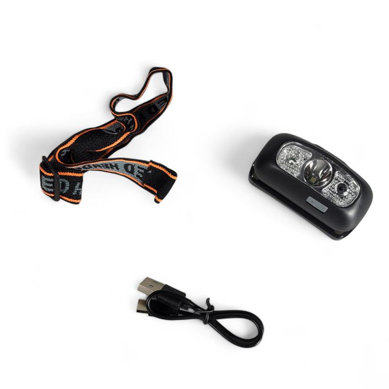 Gambar produk TaffLED Senter Kepala Headlamp Sensor LED Waterproof Rechargeable IPX4 - LG-05