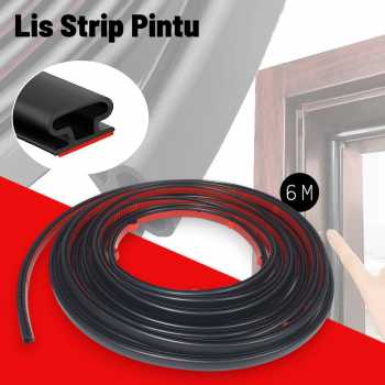 Shudyear Lis Strip Pintu Door Noise Insulation Sealing Tape 6M - SD6