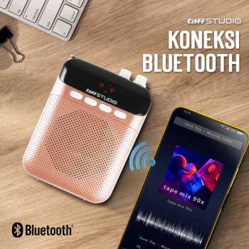 Gambar produk TaffSTUDIO Speaker Pinggang Bluetooth Voice Amplifier Wireless 8W - S26
