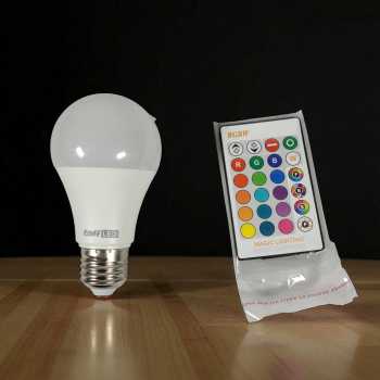 Gambar produk TaffLED Lampu Bohlam RGBW E27 5W dengan Remote Control - A60