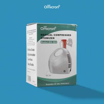 Gambar produk TaffOmicron Alat Terapi Pernapasan Compressor Nebulizer Inhaler - GS-302