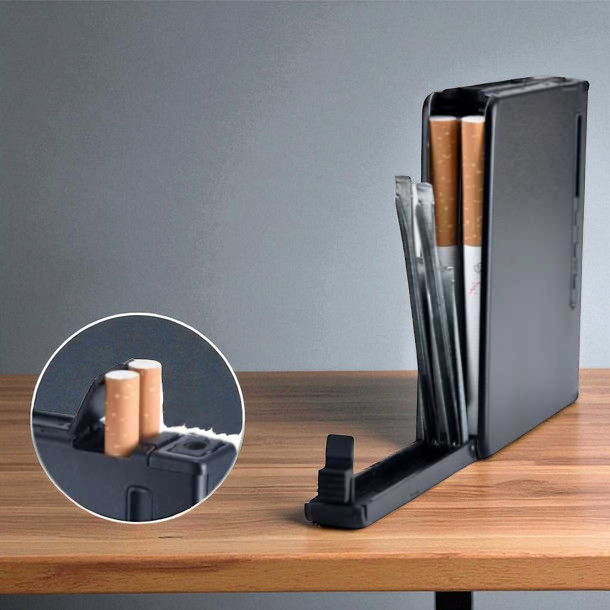 Gambar produk Firetric Kotak Rokok 20 Slot dengan Korek Gas - JD-YH037