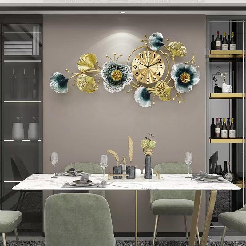 Gambar produk TaffHOME Jam Dinding Quartz Luxury European Style Jiali Movement 76cm - 2874
