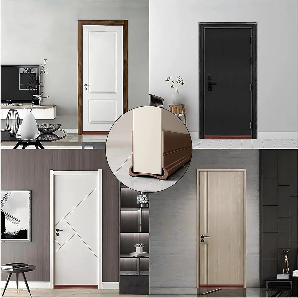 Gambar produk HOMLY Lis Penghalang Serangga Debu Bawah Pintu Door Bottom Seal 93cm - H93