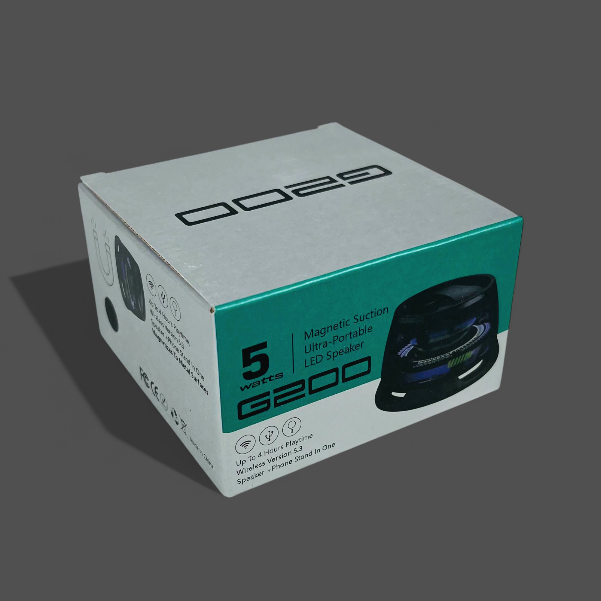 Gambar produk VIKEFON Speaker Bluetooth Portable Magnetic TWS Subwoofer 5W - G200