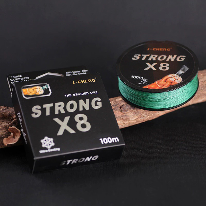Gambar produk J-Cheng Senar Tali Pancing 8 Braided PE Fishing Line 100M 0.6 - JC4188