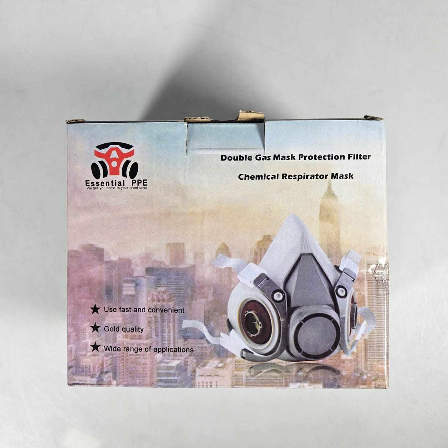 Gambar produk Essential PPE Masker Gas Respirator Lab Anti Virus Half Mask 6200 - MA009