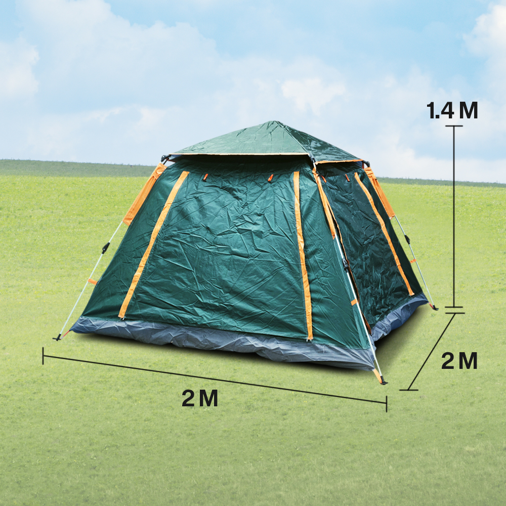 Gambar produk WolFAce Tenda Camping Lipat Otomatis 3-4 Orang Single Layer Waterproof - SMF828