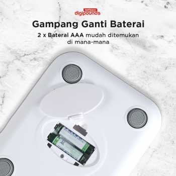 Gambar produk Taffware Digipounds Timbangan Dapur Mini Digital Scale 5kg 1g - Z1S