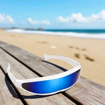 Gambar produk TRAFA Kacamata Pria Futuristic Sunglasses Anti Reflective UV - TF267