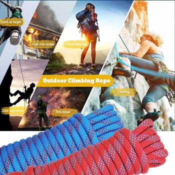 Gambar produk HIWALKE Tali Panjat Tebing Climbing Rope Outdoor Darurat 12mm 30M - HW13