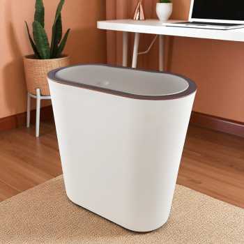 Gambar produk SONGYA Tempat Sampah Minimalis Trash Bin Press Type with Lid - SY-E25201