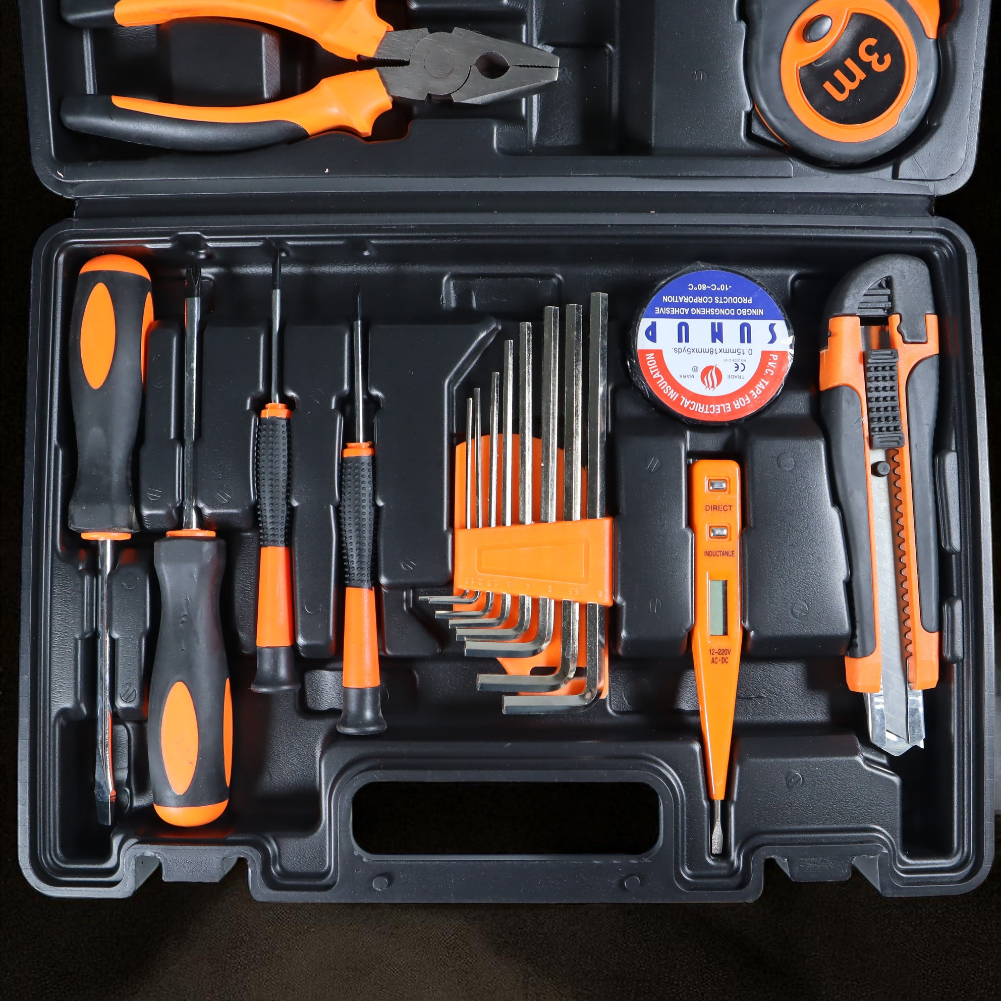 Gambar produk OLOEY Alat Set Perkakas Tang Palu Obeng with Box Storage 19in1 - BG50TC
