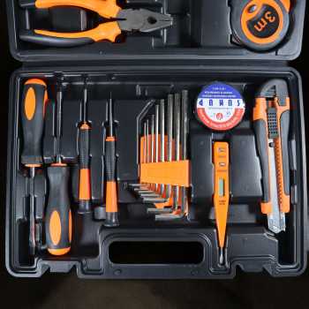 Gambar produk OLOEY Alat Set Perkakas Tang Palu Obeng with Box Storage 19in1 - BG50TC