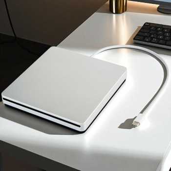 Gambar produk External CD/DVD RW Optical Drive USB Type C for Laptop - LE-LD