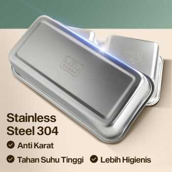 Gambar produk BILLBEAR Kotak Makan Pemanas Elektrik Double Layer Lunch Box 2 Bowl 2L - BE-FH888