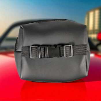 Gambar produk TRAVELY Tempat Tisu Mobil Gantung Kulit Sun Visor Tissue Box Organizer - 3050-2