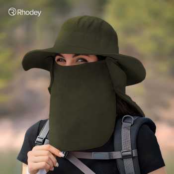 Gambar produk Rhodey Topi Rimba Outdoor Anti UV Waterproof Boonie Hat Polyester - GL001