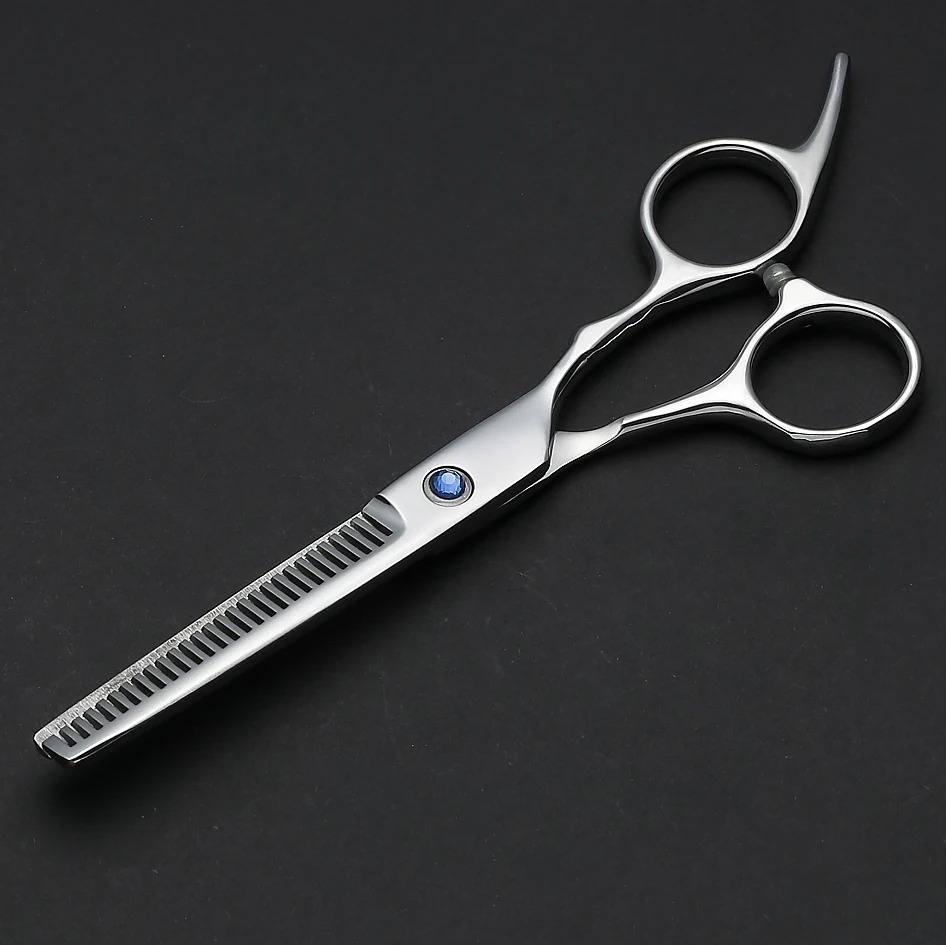 Gambar produk YUCH Gunting Rambut Lurus Sasak Oil Quenching Stainless Steel 4Cr13 Thinning Scissor - YC6
