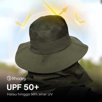 Gambar produk Rhodey Topi Rimba Outdoor Anti UV Waterproof Boonie Hat Polyester - GL001