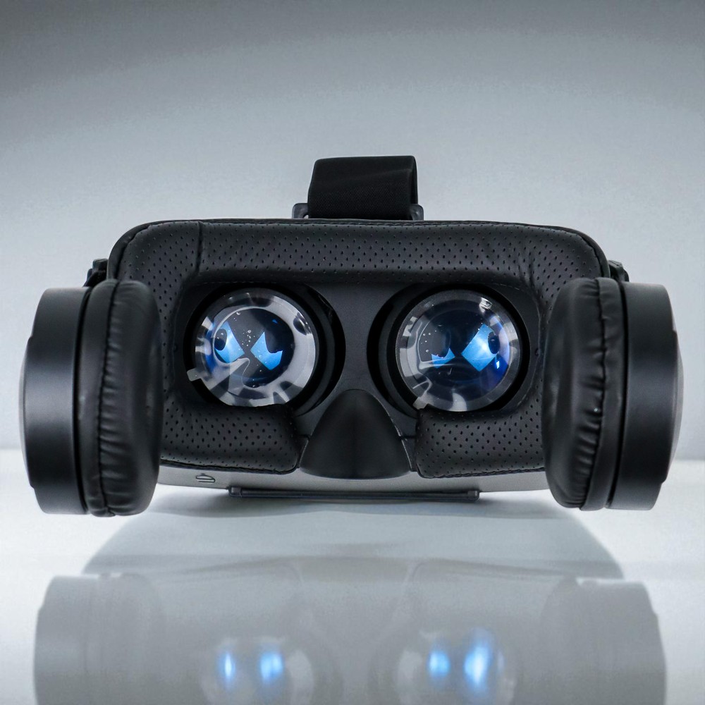 Gambar produk VRPARK Box Virtual Reality VR Glasses Headset with Headphone - J20