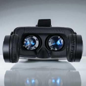 Gambar produk VRPARK Box Virtual Reality VR Glasses Headset with Headphone - J20