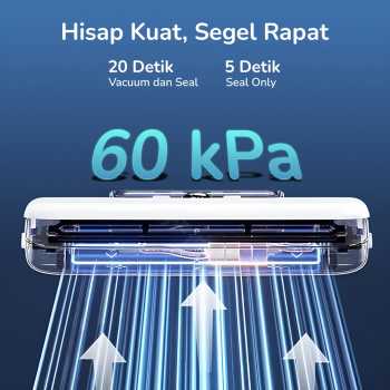 Gambar produk TFALO Alat Vakum Makanan Vacuum Sealer Packaging Machine with Bag - FK-7912