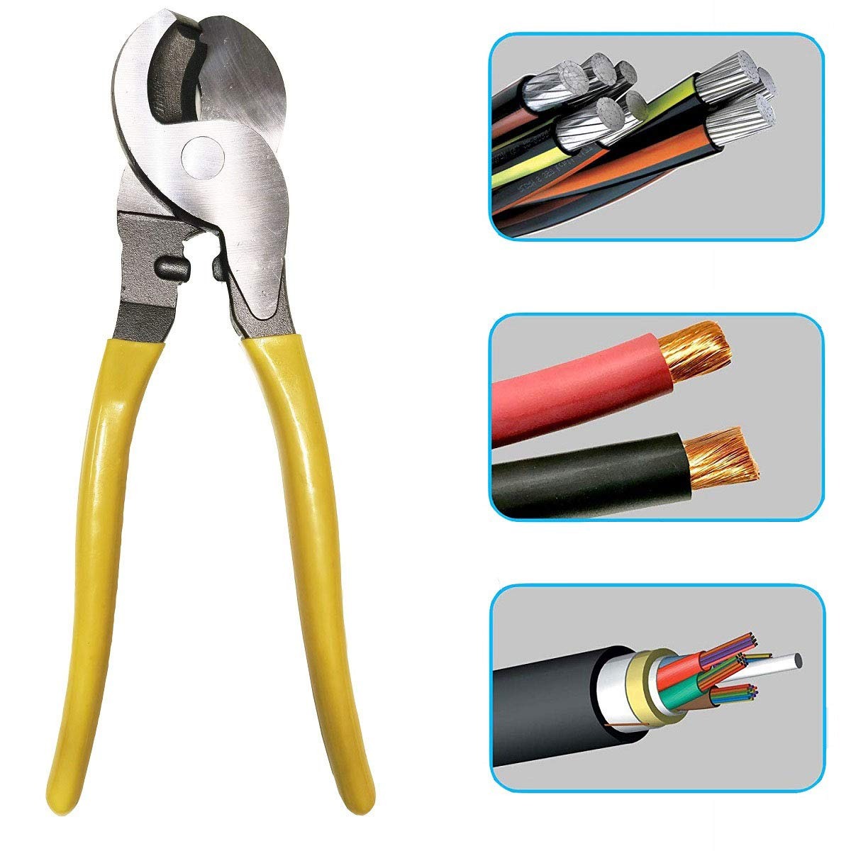 Gambar produk Januel Tang Pemotong Kawat Listrik Multifungsi Wire Cutter 10 Inch - Jn31