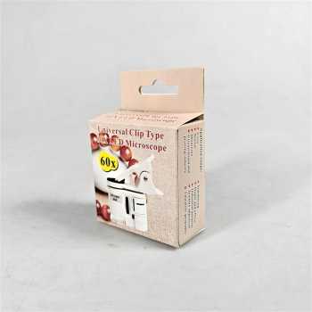 Gambar produk 355BUZG Mikroskop Mini Clip On Pembesaran 60X with LED UV - 9595B