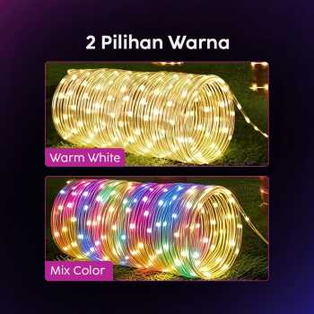 Gambar produk ANBLUB Lampu Hias String Lights Solar Power Waterproof 50 LED 3W 7M - HS-33