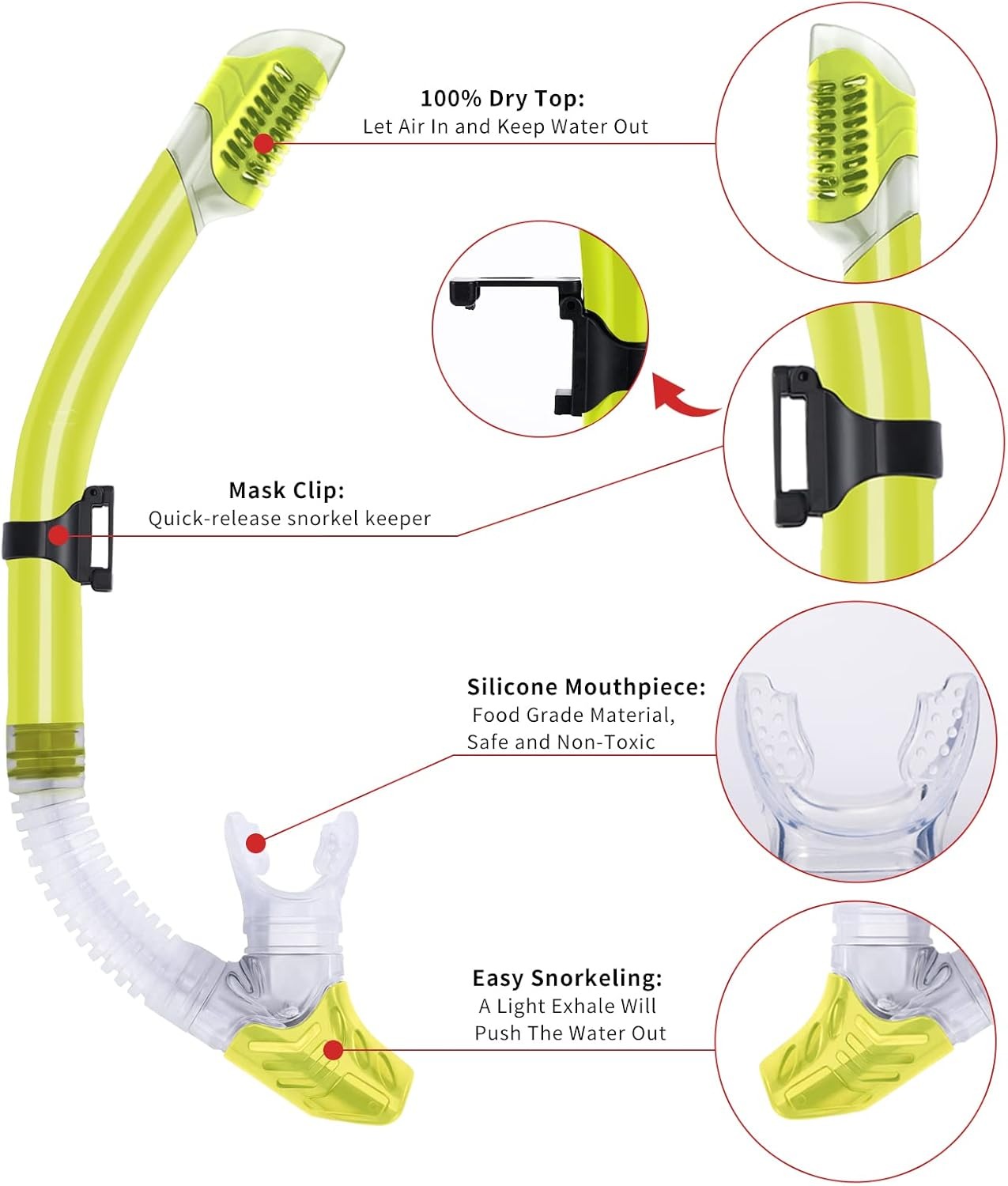 Gambar produk UDO Kacamata Selam Snorkeling Tempered Glass Diving Googgles Unisex - U-16